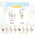 thumbnail image 2 of 24 Pcs Flamingo Stitch Markers Enamel Crochet Stitch Marker Charms Removable Leverback Clasp Locking Stitch Marker for Knitting Weaving Sewing Jewelry Making Colorful DIY, 2 of 6