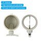 thumbnail image 4 of Uxcell 2.5" HVAC Duct Manual Volume Damper, PP Adjustment Flame Retardant Airflow Backdraft Damper Control Beige, 4 of 5