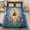 Quilt Bed Set, variant on E-Macom LLC Stained Glass Jesus Baptism Quilt Bed Set, Christian Faith Bedroom Quilt with Matching Pillowcases, Dove Religious Decor (55x60")