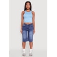 thumbnail image 3 of Women's Crew Neck Cropped Tank Top, 3 of 5