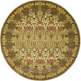 thumbnail image 1 of Unique Loom Edinburgh Border Design Rug 6' x 6' Round Brown/Beige, 1 of 2