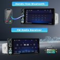 thumbnail image 4 of Stéréo de Voiture 6,9 Pouces avec Carplay Android Auto, Écran Tactile HD avec Bluetooth FM EQ SWC Type-C/USB/AUX Port avec Caméra de Recul, Micro, Lecteur MP5, Récepteur Audio de Voiture, 4 of 5