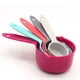 thumbnail image 4 of Toystoory Juego de 5 cucharas medidoras, cuchara medidora de plástico colorida, útil cuchara para hornear pasteles de azúcar, herramientas de Herramientas y accesorios para hornear, 4 of 6
