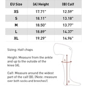 B Vertigo Comet Half Chaps