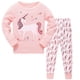 thumbnail image 2 of Pijamas de animales Grils para bebés, ropa de dormir de manga corta, 100% algodón, para niños de 3 a 8 años, 2 of 4