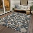 thumbnail image 6 of Addison Rugs Chantille Indoor/Outdoor Transitional Geometric Graphite Washable Rectangle Rug, 10' x 14', 6 of 6