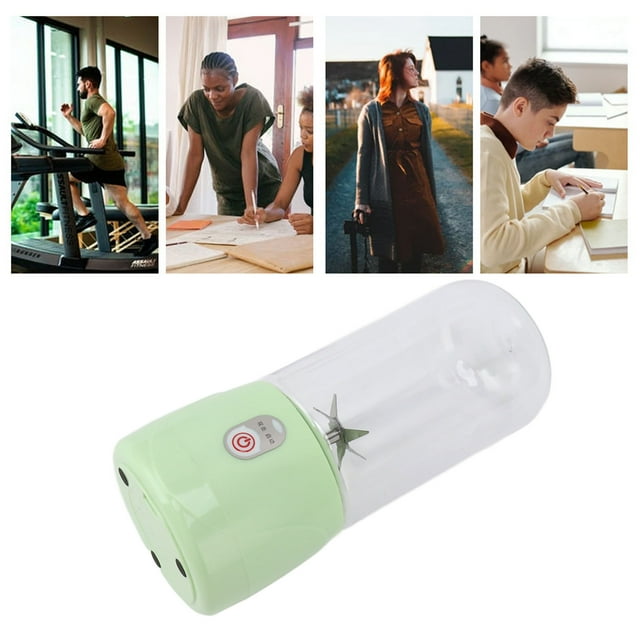 Licuadora Portátil USB Recargable Mini Exprimidor Taza 6 Cuchillas Fruta Spreeer Viaje Deportes Cocina 410ml