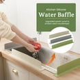 thumbnail image 4 of Kitchen Silicone Water Baffle, Kitchen Sink Splash Guard that Can Be Placed Behind the Sink, Premium Kitchen Sink Silicone Water Splash Guard for Preventing Messy Splatter Clearance Sales, 4 of 9