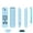 Luminous Ice Blue, variant on Remote Case For Fire TV Stick 4K 2nd Gen Remote Controls Sleeve,Silicone Protective Case Dustproof Cover