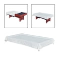 thumbnail image 6 of Pool Table Cover, Table Protective Cover Dustproof Water Resistant 8 ft Heavy Duty Folding Billiard Snooker Cover for Outdoor Furniture, Sofa White, 6 of 8