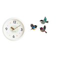 thumbnail image 1 of Reloj de pared,Reloj de pared decorativo,moderno y elegante.,Reloj de pared redondo silencioso y sin tictac,regalo,Pájaro para colgar en la pared,Arte de pared de pájaros de madera, 1 of 8
