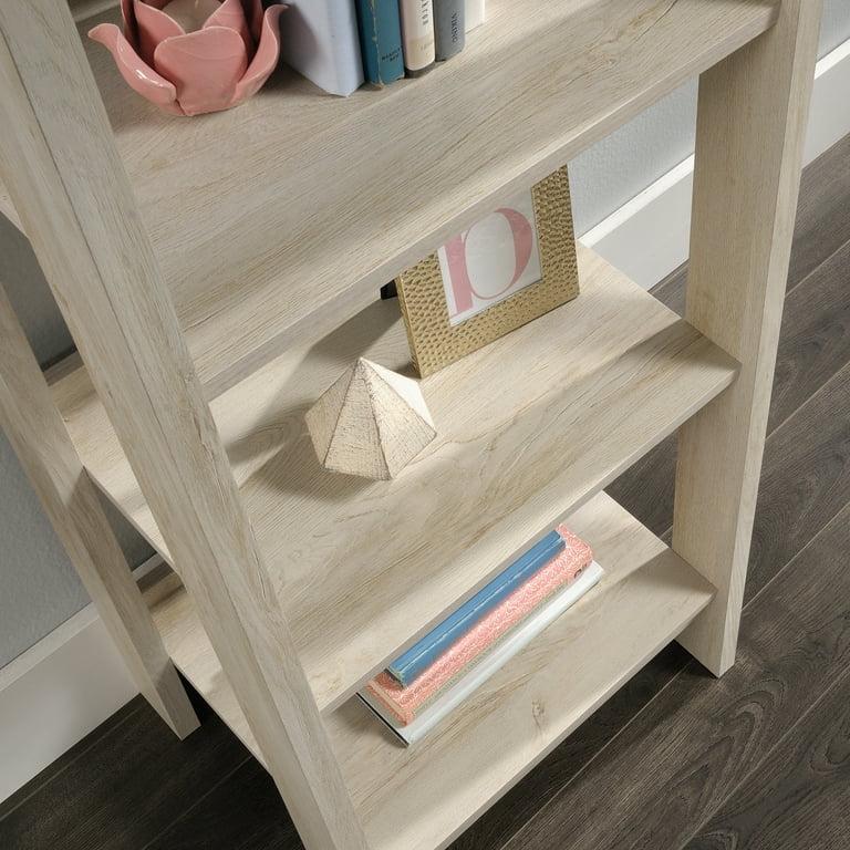 Sauder 2-Shelf Bookcase, Chalked Chestnut