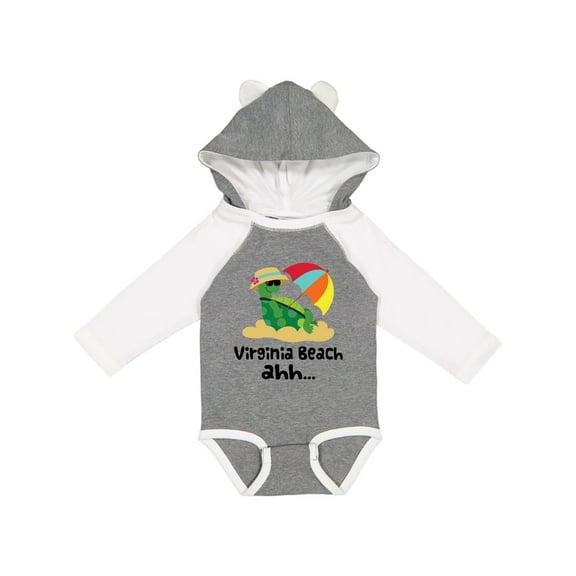 Inktastic Virginia Beach Virginia Boys or Girls Long Sleeve Baby Bodysuit