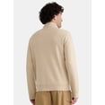 thumbnail image 3 of Athletic Works Men's Active Fleece Quarter Zip Sweatshirt, Size XS-5XL, 3 of 5