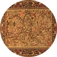 thumbnail image 1 of Ahgly Company Indoor Round Animal Orange Traditional Area Rugs, 8' Round, 1 of 1