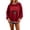 1-Red-A261017, variant on Garbnen Polka Dot Womens Mock Turtleneck Sweatshirt Pumpkin Graphic Long Sleeve Oversized Sweatshirt for Women Drop Shoulder Lightweight Cozy Soft Fall Y2k Womens Sweaters