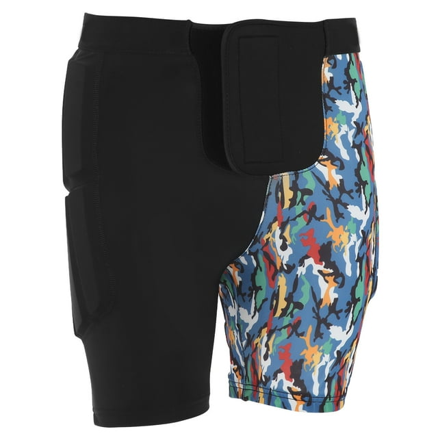 Shorts de Protection, Résistance aux Impacts EVA, Protection des Hanches Rembourrée pour Planche à Neige Patinage Noir, Double Couleur