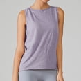 thumbnail image 4 of CAIXIA Womens Workout Tank Tops Sleeveless Summer Athletic Tank Tops Crewneck Basic Undershirt Workout Sports Shirts Plus Size Gym Clothes,Purple, 4 of 7