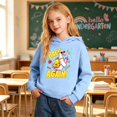 thumbnail image 2 of RMGVDSD Hoodies for Girls Graphic Pullover Hooded Sweatshirt for Kids Back To School and Daily Wear Soft Casual Hoodie Sweatshirts Cute Sweatshirt 5-6 Years, 2 of 7