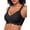 Black/Pure Black, variant on Women's Jelly Bra, No Underwire Scalloped Push Up, Buttery Soft T-shirt Seamless Full Coverage Convertible Everyday Bra, Sizes S to 3XL
