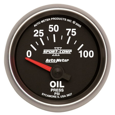 AUTO METER 3627 2-1/16IN OIL PRESS, 0-100 PSI, SSE