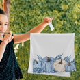 thumbnail image 4 of Coolnut Watercolor Blue Pumpkin Hand Towels 2 PCS, Ultra Soft and Highly Absorbent, Fall Autumn Element Decorative Fingertip Towel for Home, Bathroom, Kitchen, 28.3"x14.4", 4 of 4