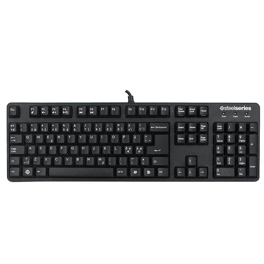 Udfordring koloni Gnide Restored SteelSeries 6Gv2 Gaming Keyboard Mechanical Cherry MX, Nordic  Layout (Refurbished) - Walmart.com