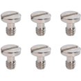 thumbnail image 1 of 6Pcs Metal Stainless Steel Universal Portable 1/4 Screws without Handle for Plate Camera Quick Release Monopod Tripod, 1 of 8