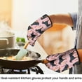 thumbnail image 4 of Cute Oven Mitts,Rottweiler Dogs with Pioneer Flower Oven Mitt 2-Pack Set,Kitchen Gloves for Oven,Heat Resistant Oven Mitts 7.7"x12", 4 of 7