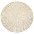 thumbnail image 2 of Round Placemat 1 Piece Of PVC Hollow Placemat 15 Inches Washable Easy To Wash Can Wipe Anti Stain Heat Dining Table Placemat Wedding Decoration, Gold, 2 of 5