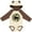 Natural & Brown w Ears, variant on Inktastic Hunting Camouflage Deer Boys Long Sleeve Baby Bodysuit