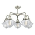 thumbnail image 4 of Innovations Lighting - Oxford - 5 Light Stem Hung Chandelier In Art Deco, 4 of 5