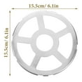 thumbnail image 4 of SEWACC 2pcs Stove Accessories Silver Stove Trivet Galvanized Plate Support Stand for Kitchen Use, 4 of 8