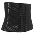 thumbnail image 3 of Cinturón adelgazante de cintura transpirable, banda abdominal suave, cinturón de entrenamiento para mujer, negro L, 3 of 14