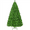 Pure Green, variant on Alden Design 6 Ft Pre-lit Flocked Christmas Tree with Warm Lights, Frosted White