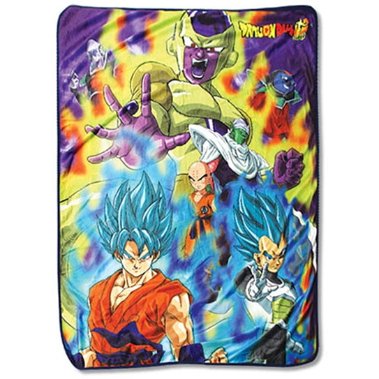 New Super Broly Fleece Dragon Ball Z Goku Vegeta Throw Gift Blanket DragonBall Z