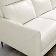 thumbnail image 4 of Sofa, Leather, White, Modern Contemporary Urban Design, Living Lounge Room Hotel Lobby Hospitality, 4 of 9