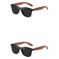 thumbnail image 3 of Maytalsory Wooden Men Lightweight Frame Unisex Polarized Lens Protection Handmade Driving Eyewear black 2Set, 3 of 6