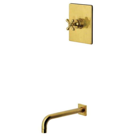 Kingston Brass KB6347AXTO Restoration Single-Handle Pressure Balanced Tub Faucet in Brushed Brass