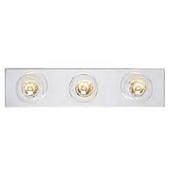 Chrome Three Light Bath Bar