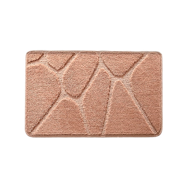 Yhmxh Decoración del baño Alfombra de baño antideslizante, absorbente, para entrada, dormitorio Organizadores y almacenamiento de baño Accesorios de baño