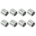 thumbnail image 1 of 8 Pcs Entretoises en Acier Inoxydable 304 3/8 Pouces OD x 1/4 Pouces ID x 3/8 Pouces Longueur(10x7x10mm) Vis Support de Bague Finition Simple Non Filetée Entretoises Rondes en Métal pour Vis M3 Boulons et Tringles, Argent, 1 of 6