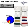 thumbnail image 3 of Yacht & Smith Wholesale Men's Long Tube Socks, Cotton Sport Tube Socks Size 9-15, 3 of 7