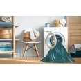 thumbnail image 2 of Ahgly Company Machine Washable Indoor Rectangle Transitional Dark Turquoise Green Area Rugs, 4' x 6', 2 of 7