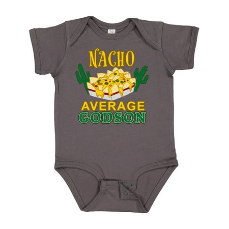

Inktastic Nacho Average Godson with Nachos and Cacti Gift Baby Boy or Baby Girl Bodysuit