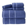 thumbnail image 2 of Lavish Home 6-Piece Quick Dry Bath Towels Set - 100% Cotton Towel Set for Bath, Gym, and Spa (Navy), 2 of 4