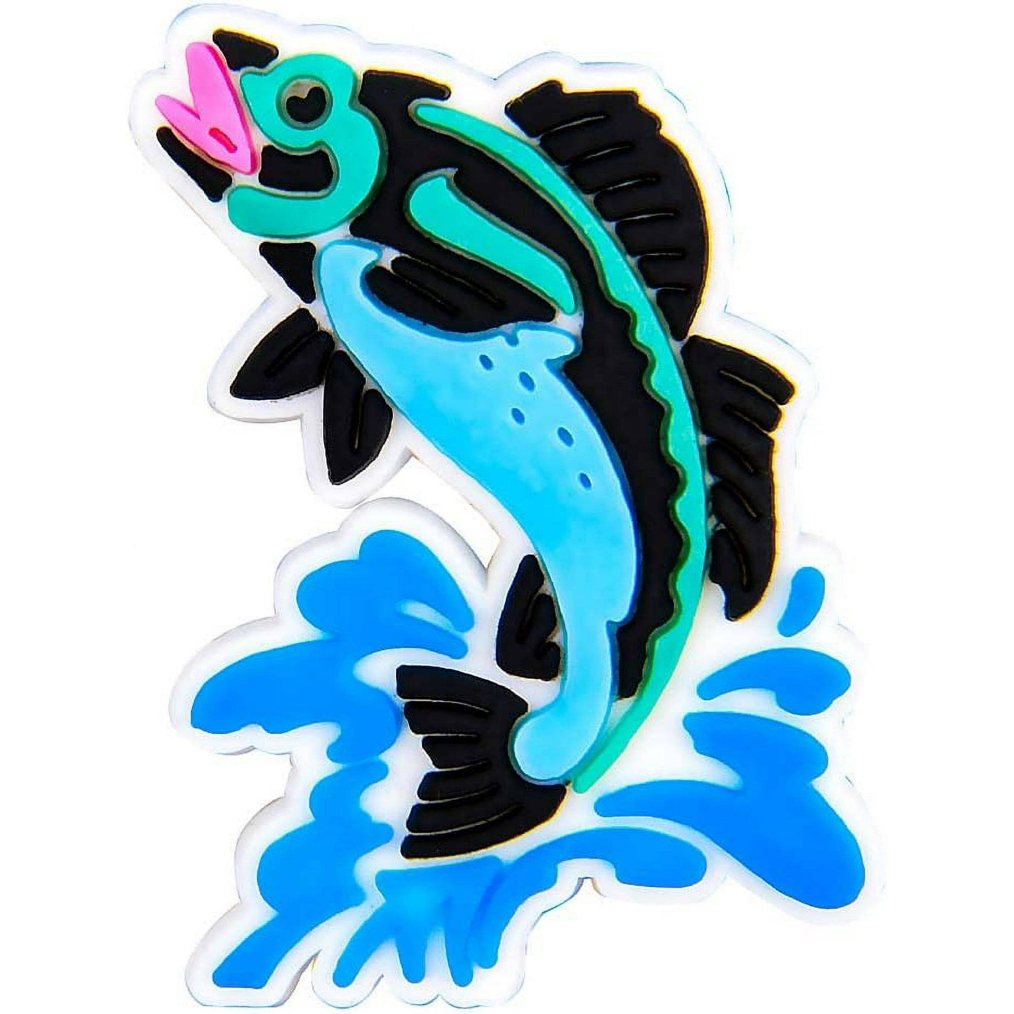 ORUYROP Fishing Croc Charms 7PCS Shoe Charms For Crocs PVC Shoes Decoration Charm for Clog Pins Bracelet Wristband Party Favors Halloween Birthday Easter Supplies Gifts For Women Men Walmart