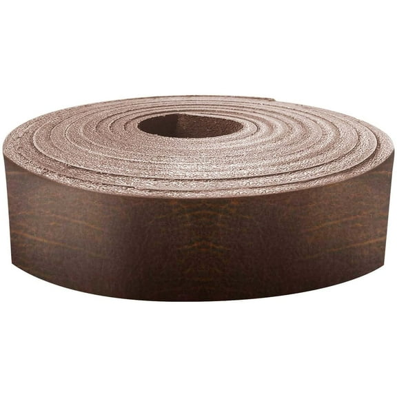 ELW Vegetable Tanned 8-9 oz. 3.2-3.6mm Distressed Brown Straps, Belts, Strips 4"x60" 10.1x152cm - Full Grain Veg Tan Leather Cowhide Heavy DIY Craft - Holsters, Belt Blanks, Furniture, Stamping