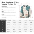thumbnail image 5 of Gaeub Celestial Cat And Flowers Men's and Women's UPF 50+ Long-Sleeved Sun Protection Clothing, Fishing Shirt Long Sleeve Zip-XX-Large, 5 of 7