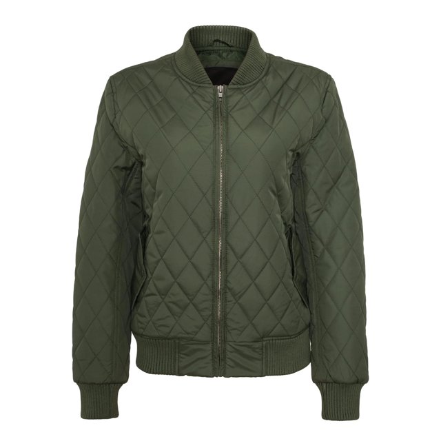 Urban Classics Womens Diamond Nylon Quilted Jacket